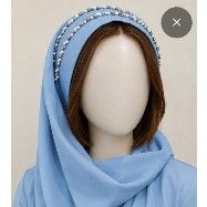 هدشال مجلسی کرم کرپ حریر در رنگ بندی