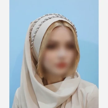 هدشال مجلسی کرم کرپ حریر در رنگ بندی