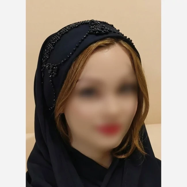 هدشال مجلسی سفید و مشکی