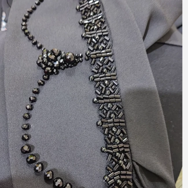 هدشال مجلسی سفید و مشکی