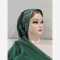 توربان مجلسی سبز ملیله دوزی برگ