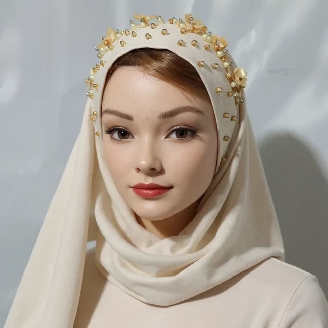 هدشال مجلسی کرم کرپ حریر