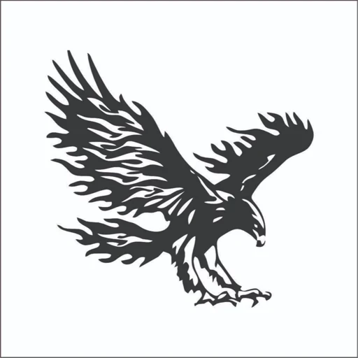 برچسب طرح عقاب Eagle