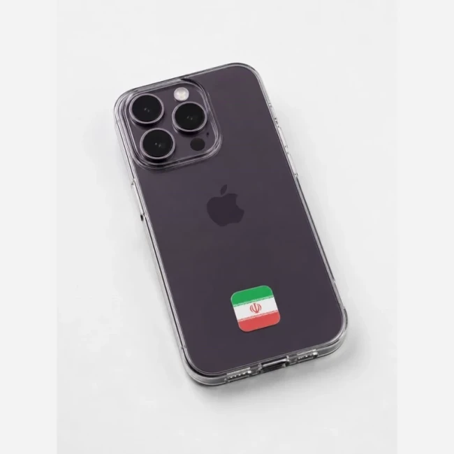 برچسب استیکر گوشی طرح پرچم ایران کد1 بسته20عددی
