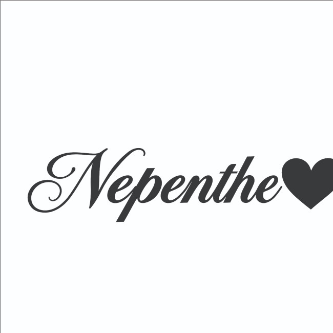 برچسب استیکر نوشته نپنتی nepenthe