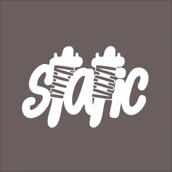 برچسب استیکر خودرو طرح استاتیک Static