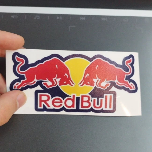 برچسب استیکر بدنه خودرو طرح Red Bull