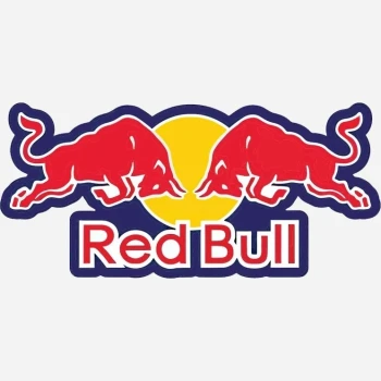 برچسب استیکر بدنه خودرو طرح Red Bull