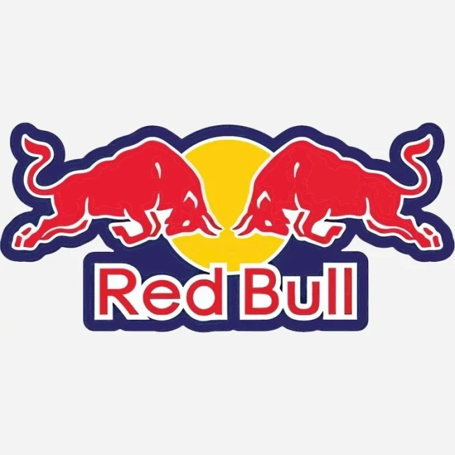 برچسب استیکر بدنه خودرو طرح Red Bull
