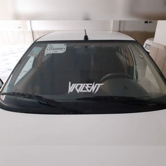 برچسب استیکر طرح Violent