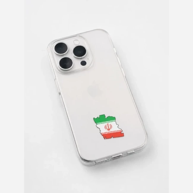 برچسب استیکر گوشی طرح پرچم ایران کد2 بسته20عددی