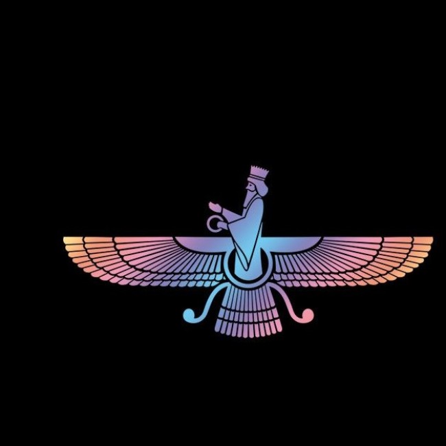 برچسب و استیکر طرح فروهر