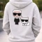 برچسب حرارتی طرح کارل لاگرفلد 2عددی Karl Lagerfeld کد1