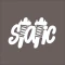 برچسب استیکر خودرو طرح استاتیک Static
