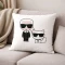 برچسب حرارتی طرح کارل لاگرفلد 2عددی Karl Lagerfeld کد1