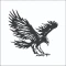 برچسب طرح عقاب Eagle