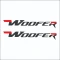 برچسب استیکر اسپرت طرح ووفر woofer بسته دوعددی
