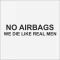 برچسب خودرو طرح no airbags، بدون ایربگ