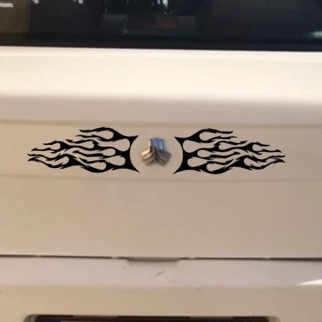 برچسب خودرو طرح بغل لوگو