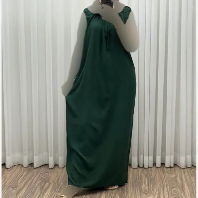سارافون راحتی زنانه بلند نخی فری سایز مناسب تا سایز 54