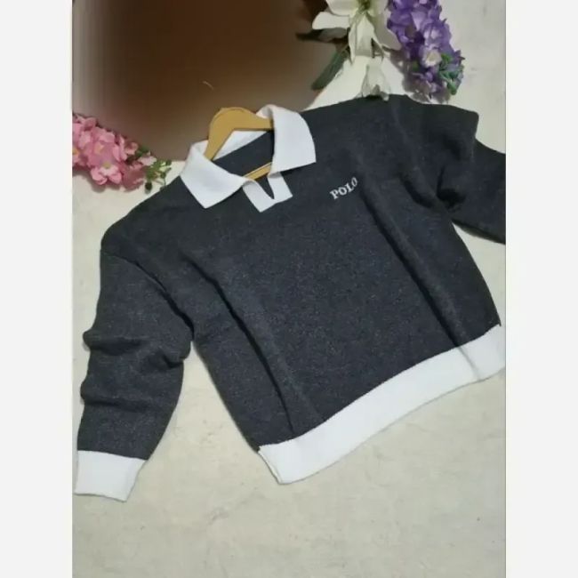 کراپ بافت پولو polo زنانه و دخترانه فری سایز