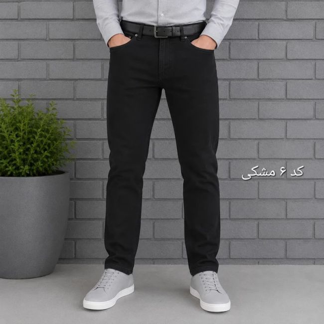 شلوار جین مردانه راسته پنبه فلامنت در هفت رنگ سایز 40 تا 58