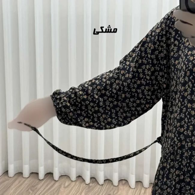 پیراهن ساحلی زنانه نخی گلریز فری سایز مناسب تا سایز 46 با کمربند