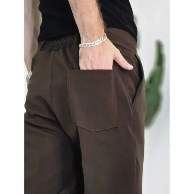 شلوار بگ پارچه ای مازراتی زنانه رنگ مشکی و نسکافه ای و قهوه ای و سرمه ای