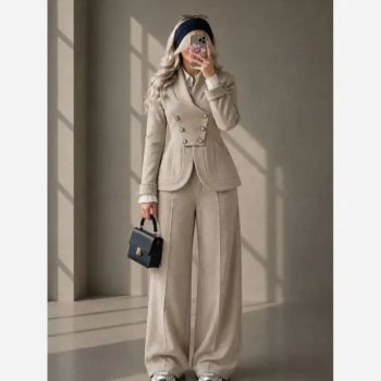 ست کت و شلوار زنانه مدل دوست جنس توییت سایز 36 تا 50