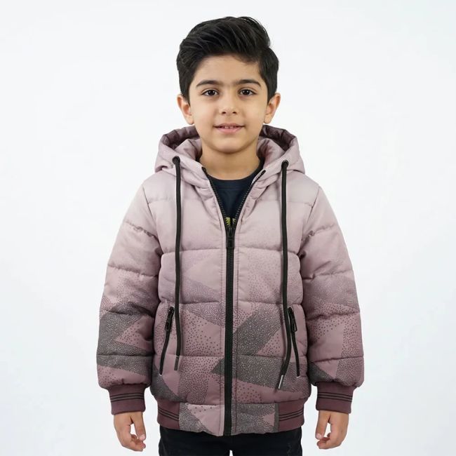 کاپشن پسرانه برزنتی آبرنگی بنفش