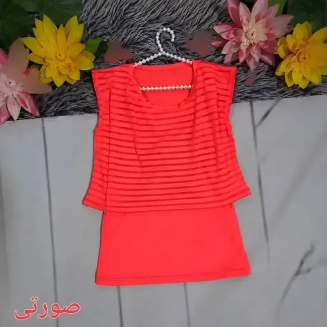 تاپ و کراپ دو پی اس زنانه جنس فلامنت اعلا فری سایز