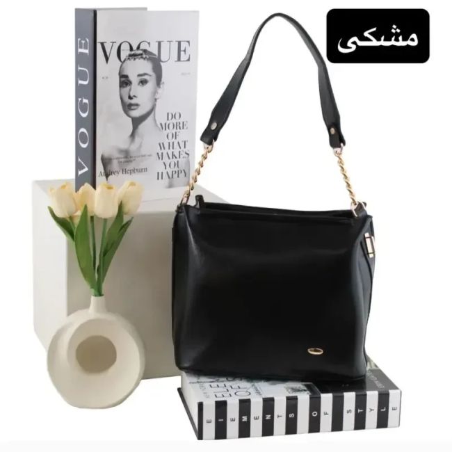 کیف زنانه چرم مصنوعی دستی و دوشی رسمی و روزمره