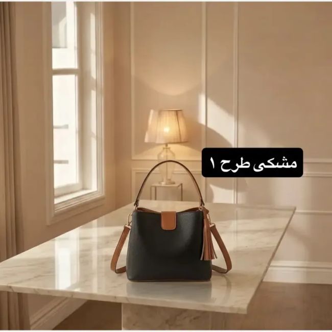 کیف زنانه اسپرت روزمره چرم مصنوعی مدل دو بند