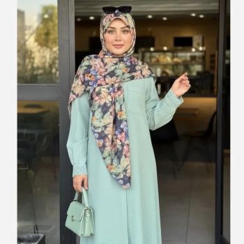روسری نخ کاستوم طرح دلسا سایز 140 زنانه