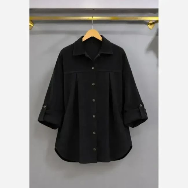 شومیز مخمل کبریتی زنانه مدل تیام