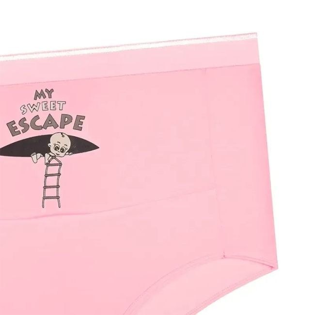شورت بارداری زنانه اسلیپ فاق بلند نخی طرح My Sweet Escape برند نارین فری سایز