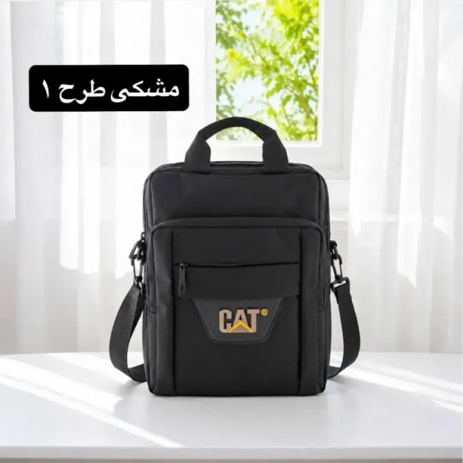 کیف اداری مردانه مشکی طرح 1 (2)