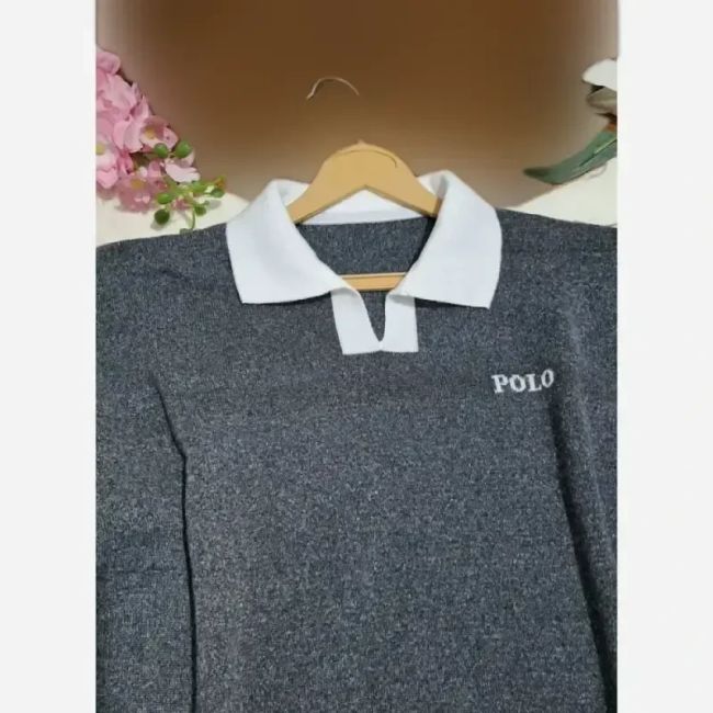کراپ بافت پولو polo زنانه و دخترانه فری سایز