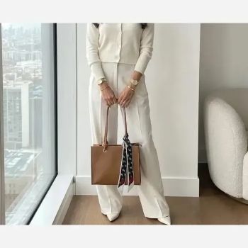 کیف زنانه چرم مصنوعی اسپرت روزمره بند بلند
