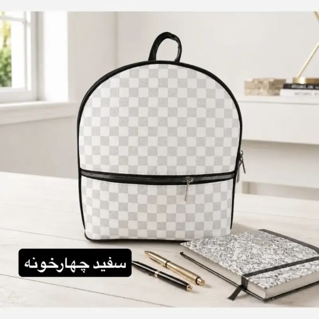 کوله پشتی چرم مصنوعی اسپرت روزمره مدرسه و دانشگاه