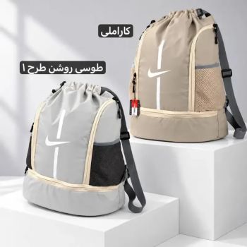 کوله ورزشی اسپرت پارچه ای با ابعاد 45 در 30 سانتیمتر