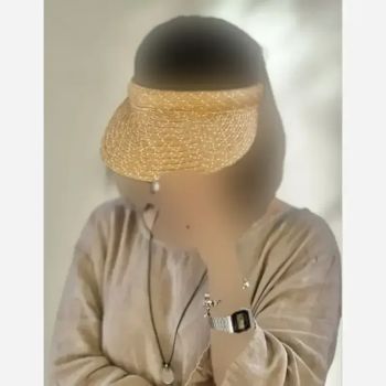 نقاب طرح حصیری وارداتی فریسایز لبه 10 سانت