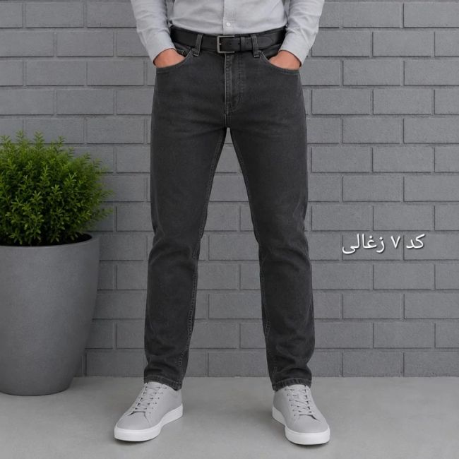 شلوار جین مردانه راسته پنبه فلامنت در هفت رنگ سایز 40 تا 58