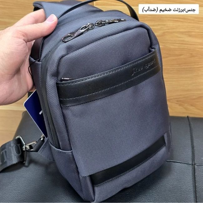 بادی بگ مردانه وارداتی برزنتی جیتو مدل JITUO ضدآب با پورت USB
