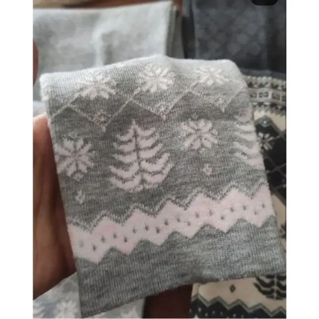 لگ بافت دولایه ضخیم و گرم دخترانه سایز 9 تا 15 سال