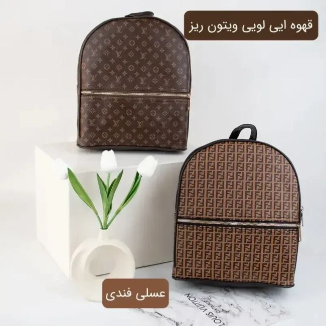 کوله پشتی چرم مصنوعی اسپرت روزمره مدرسه و دانشگاه