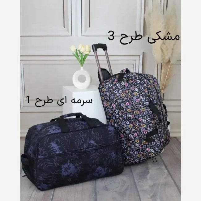 ساک مسافرتی چرم مصنوعی زنانه ابعاد 56 در 33 سانتیمتر