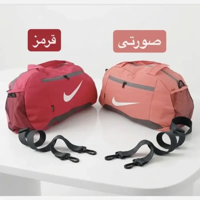 ساک ورزشی مسافرتی پارچه ای سه بند با ابعاد 40 در 25 در 15 سانتی متر