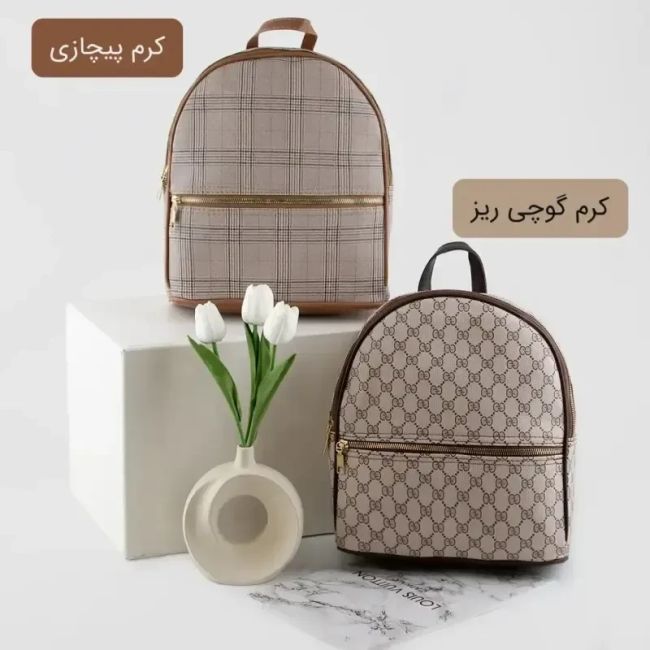 کوله پشتی چرم مصنوعی اسپرت روزمره مدرسه و دانشگاه