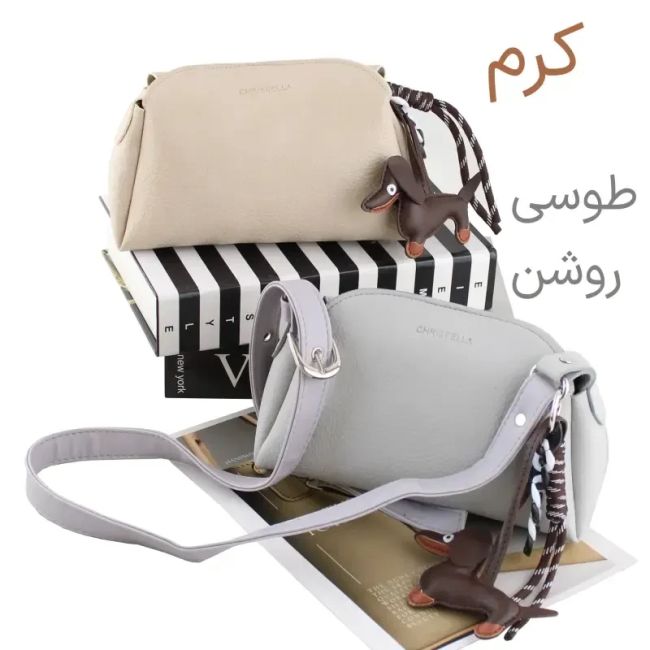 کیف پاسپورتی چرم مصنوعی زنانه اسپرت و روزمره با بند بلند و مگنت